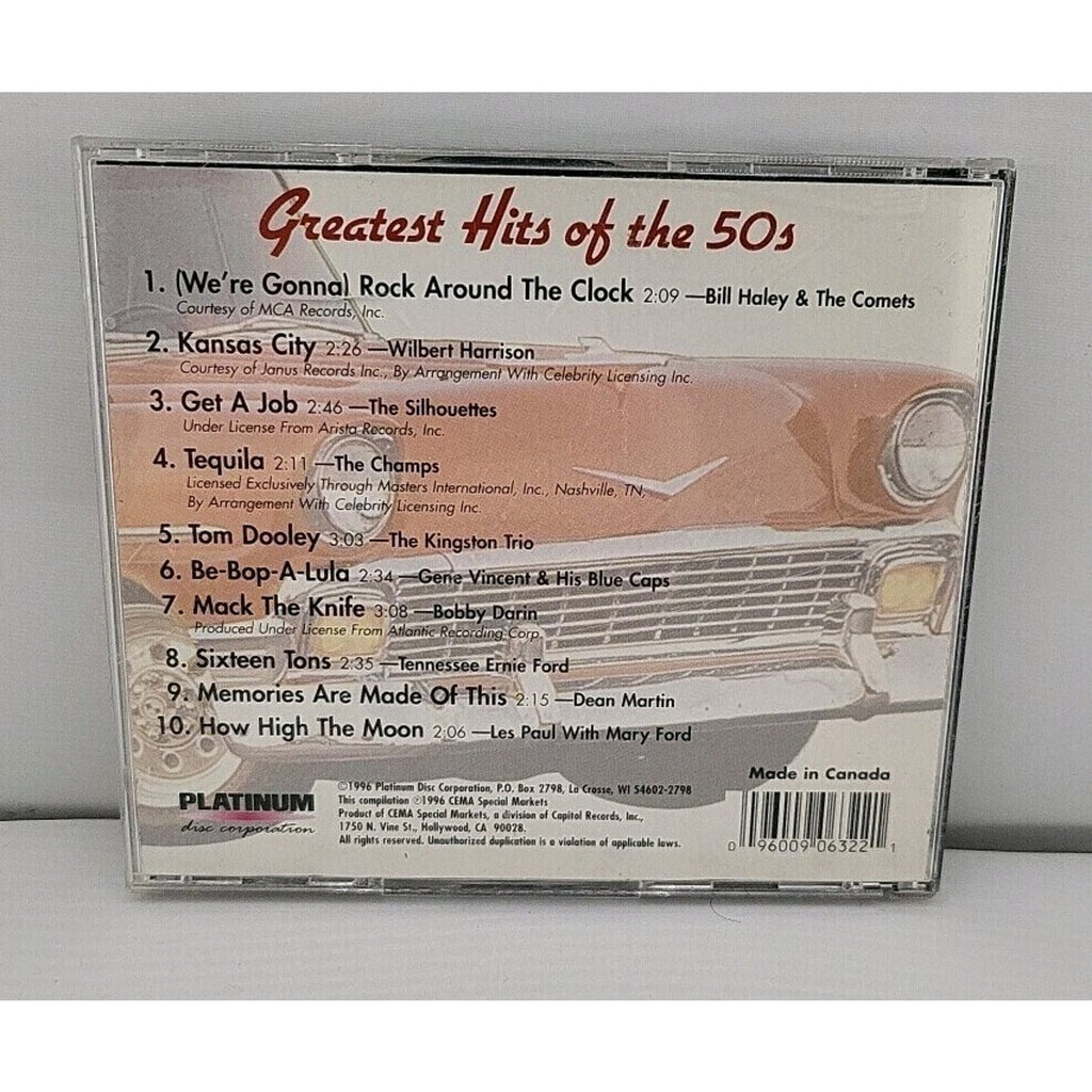 Vol. 1-Greatest Hits of the 50 by Various (CD, 2001)