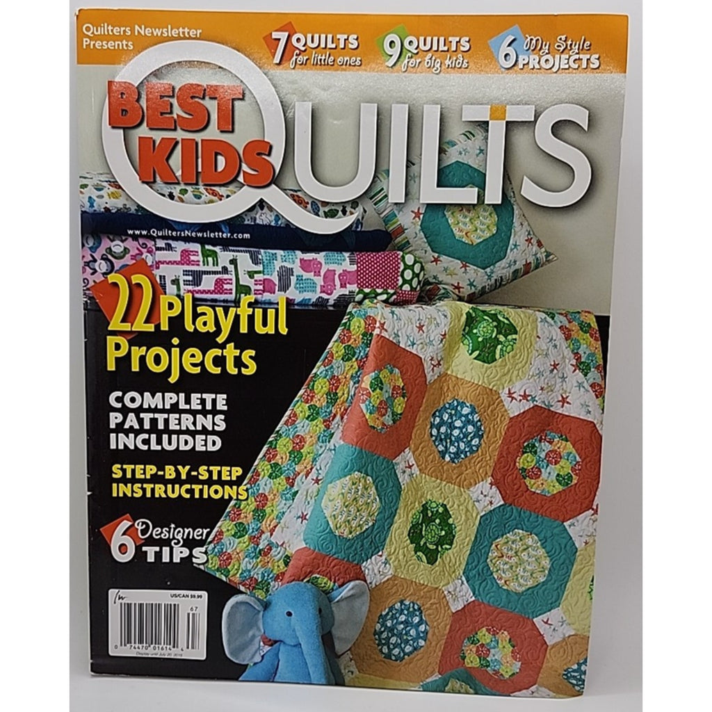 Quilters Newsletter Present Best Kids Quilts Magazine Spring 2015