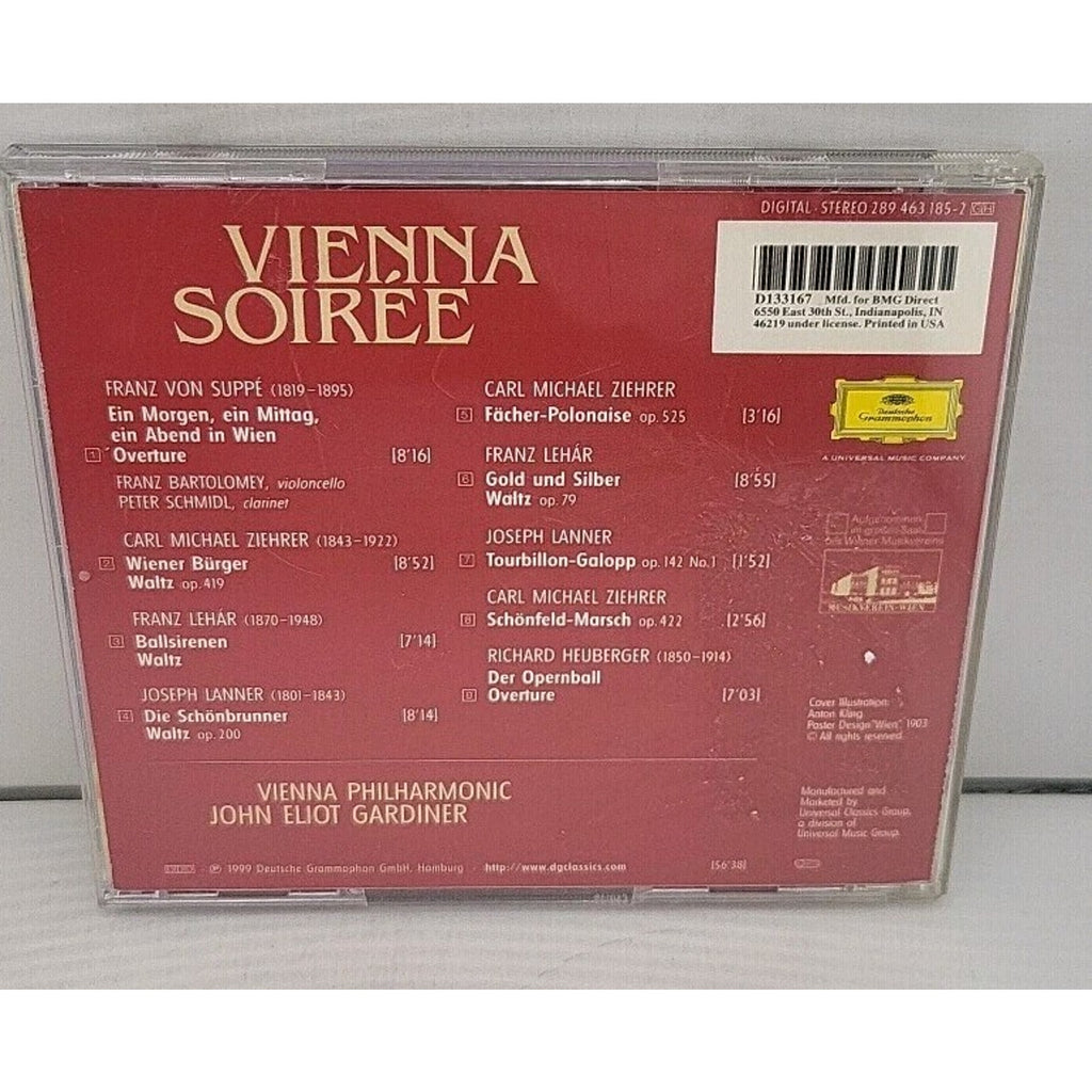 Vienna Soiree - Suppé • Lehár Heuberger • Ziehrer CD