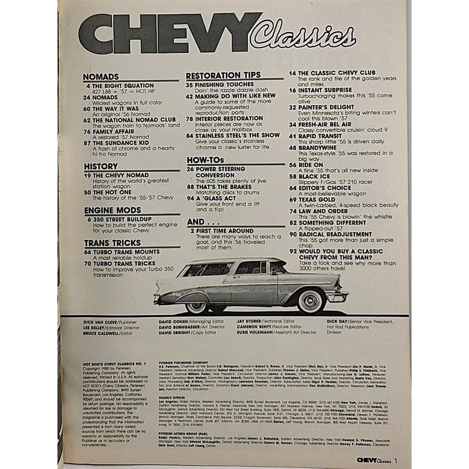 Hot Rod Magazine Chevy Classics No. 1