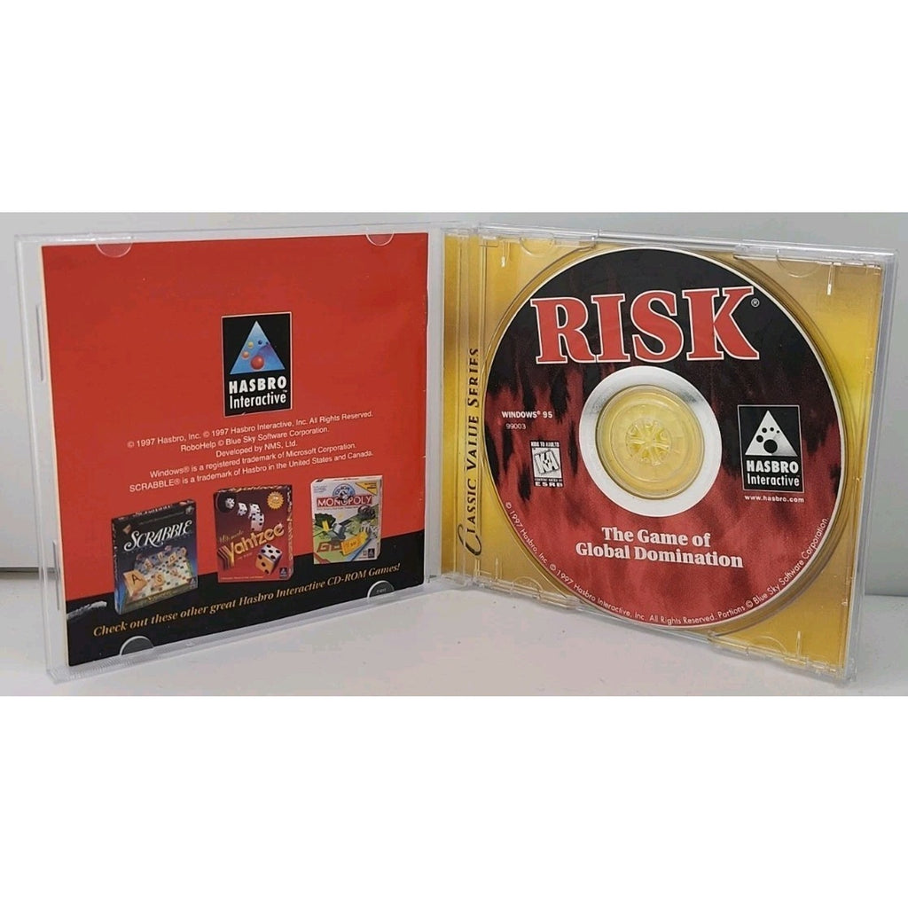 Risk: The Game Of Global Domination - Vintage CD-ROM 1997 Hasbro PC Windows 95