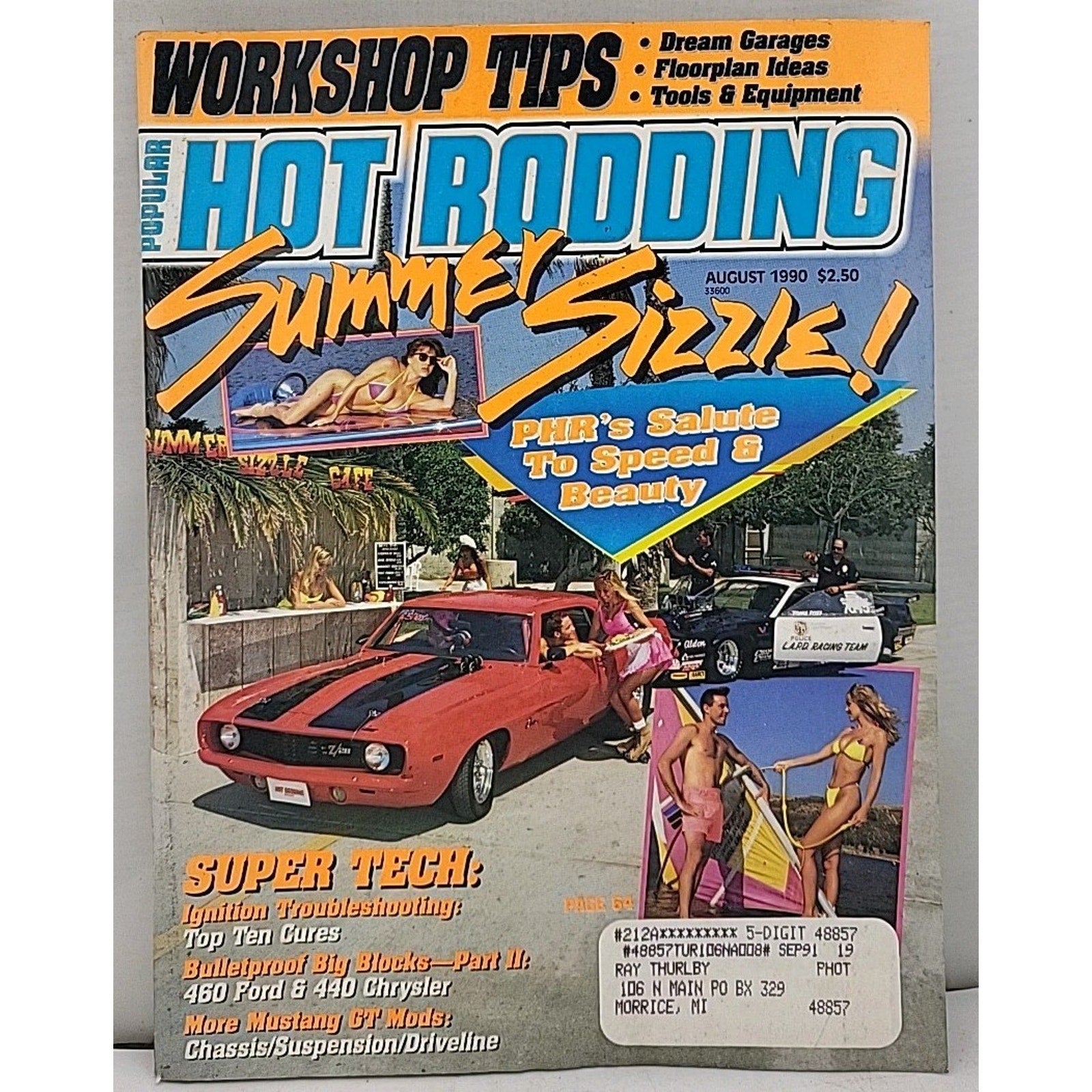 Workshop Tips Popular Hot Rodding Magazine - August 1990 - Volume 29 Number 8