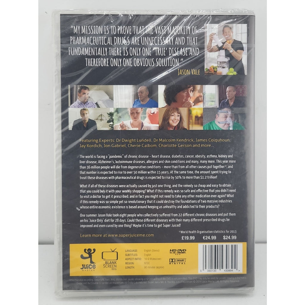 Jason Vale's Super Juice Me! Documentary (DVD) (UK IMPORT)