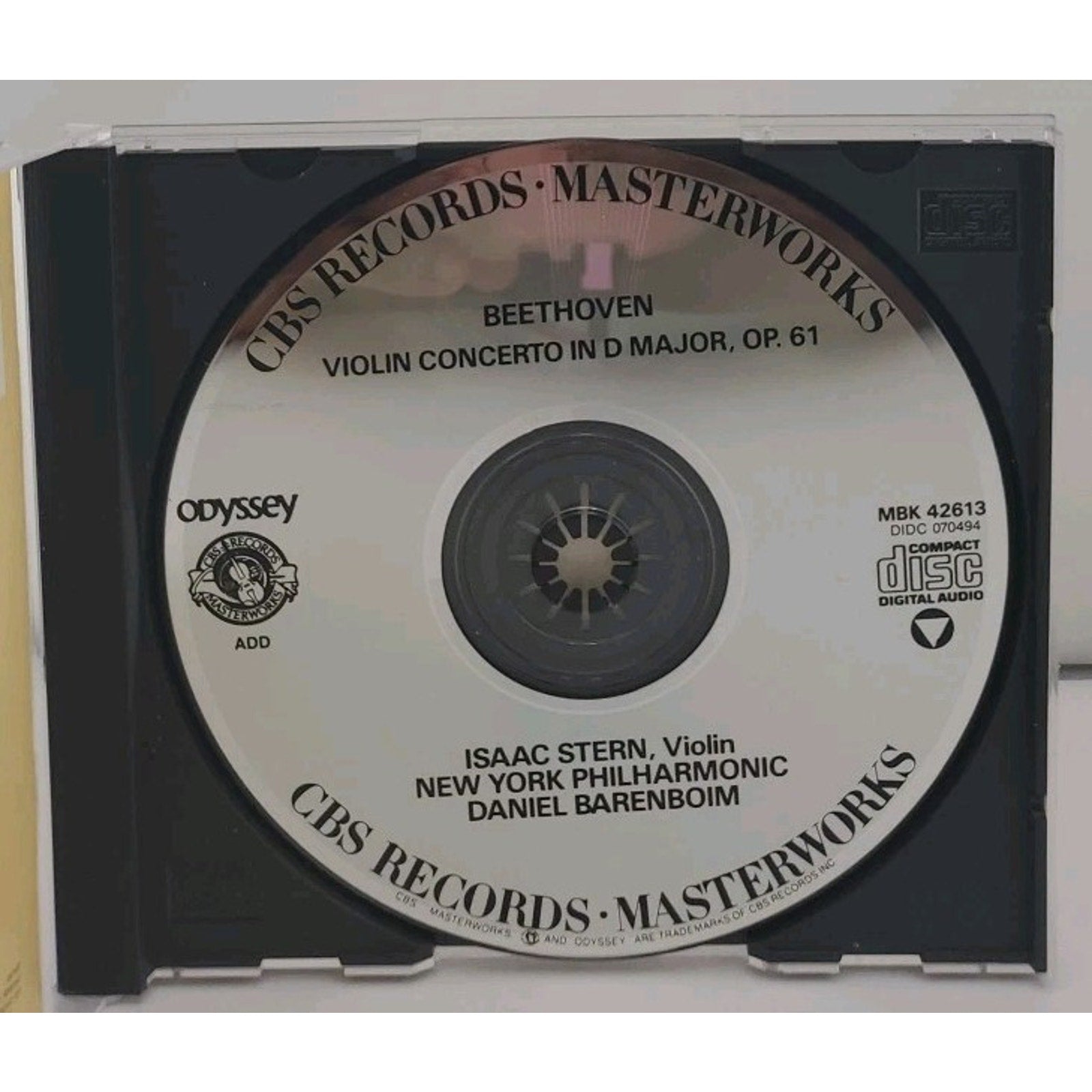 Violin Concerto by Ludwig van Beethoven (CD, 1989)