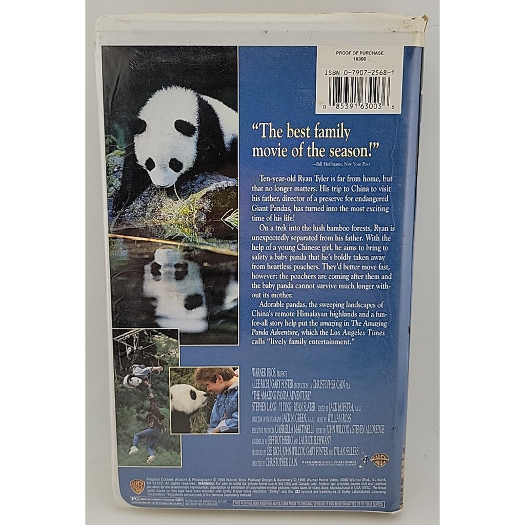 The Amazing Panda Adventure (VHS, 1996)