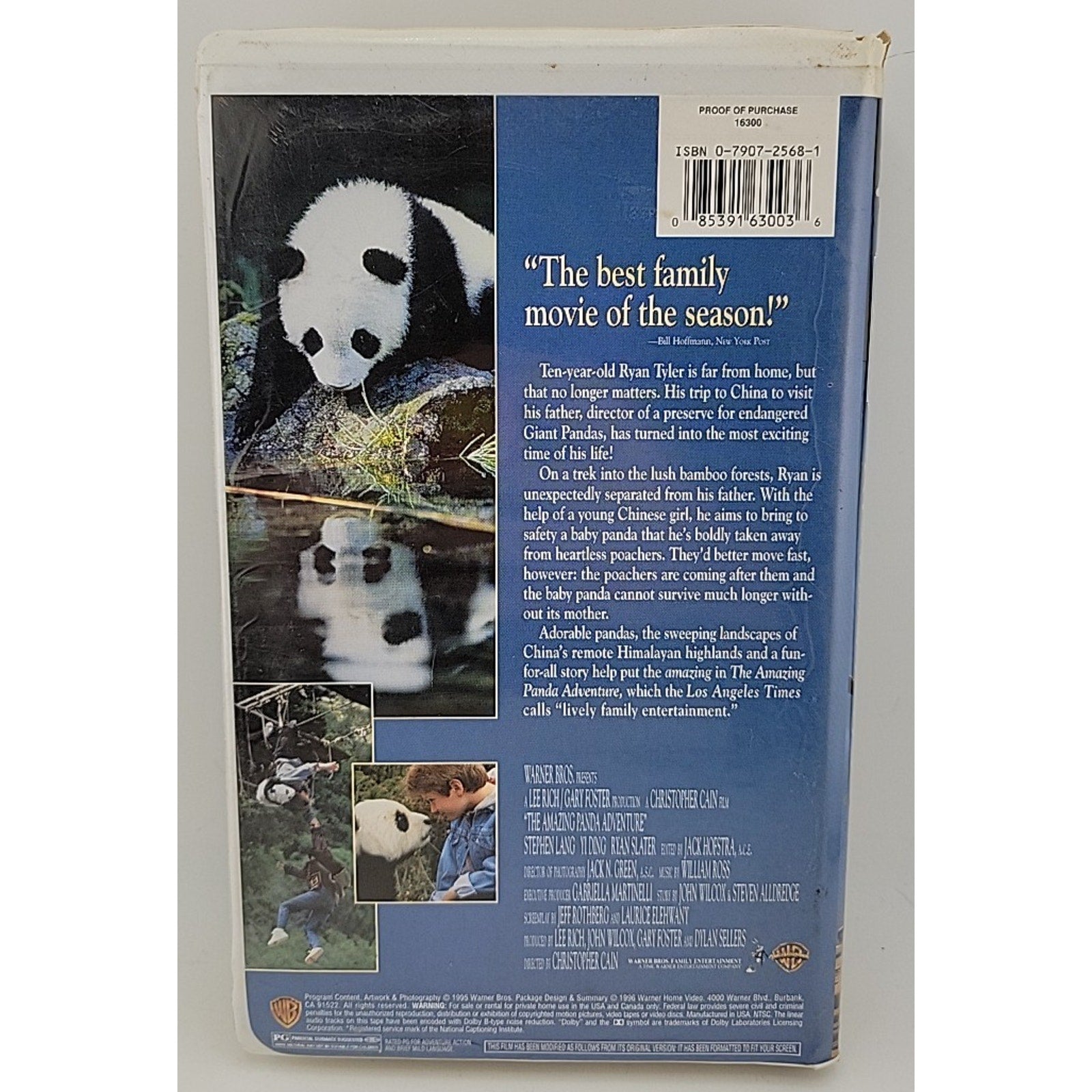 The Amazing Panda Adventure (VHS, 1996)
