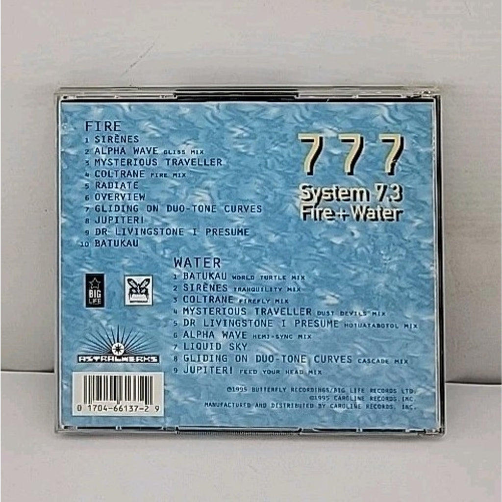 System 7.3-Fire Plus Water by 777 (CD, 1995)