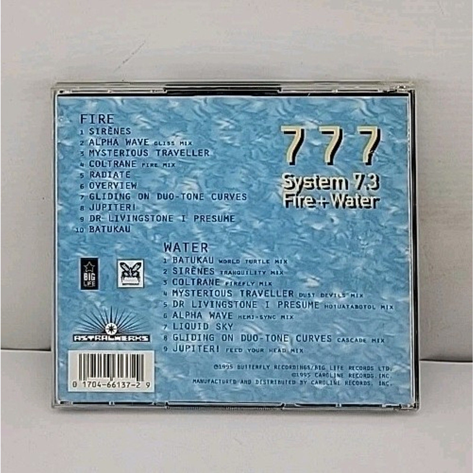 System 7.3-Fire Plus Water by 777 (CD, 1995)