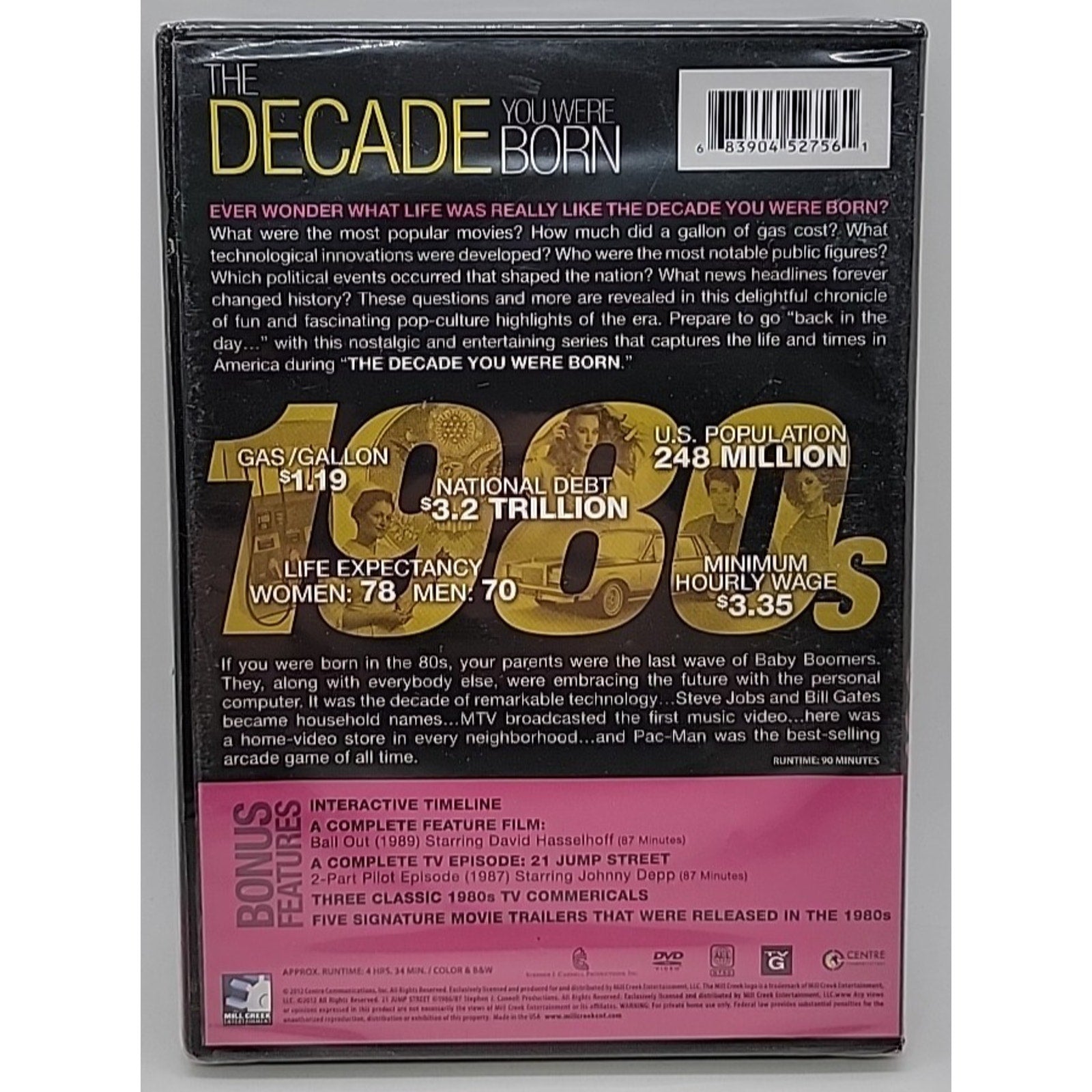 The Decade You Were Born: 1980s (DVD, 2012) *Brand New*