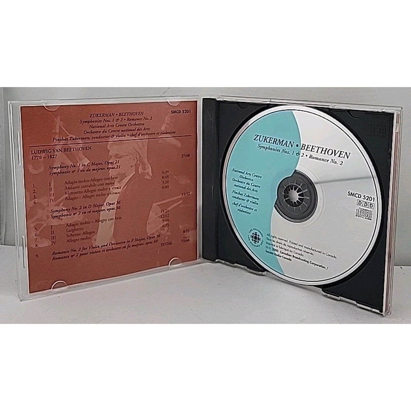 Sym 1/2 by Ludwig van Beethoven (CD, 2000)