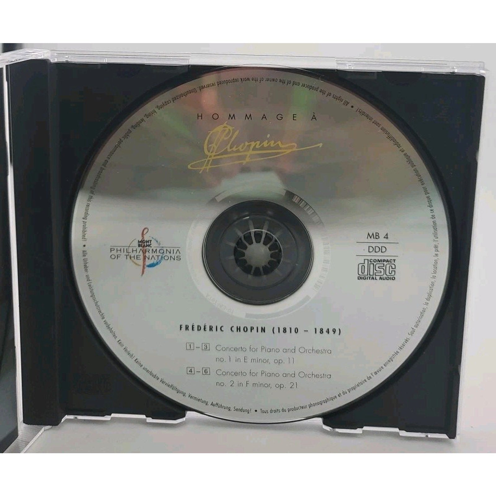 Justus Frantz: Montblanc Philharmonic Of The Nations Music (CD, MB4 Germany)