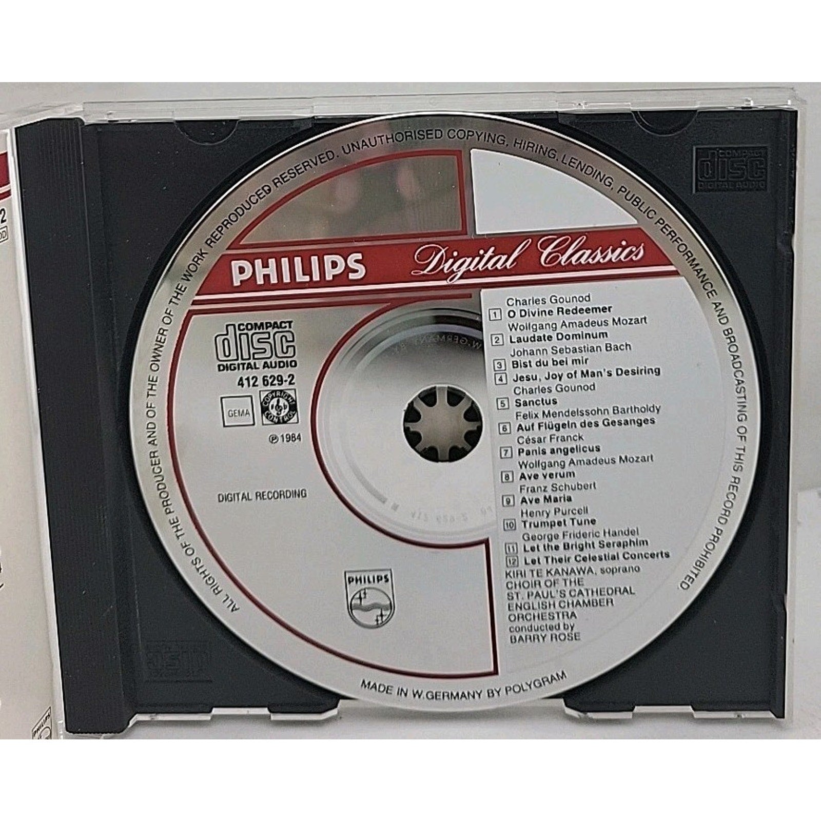 Ave Maria by Kiri Te Kanawa (CD, 1990)