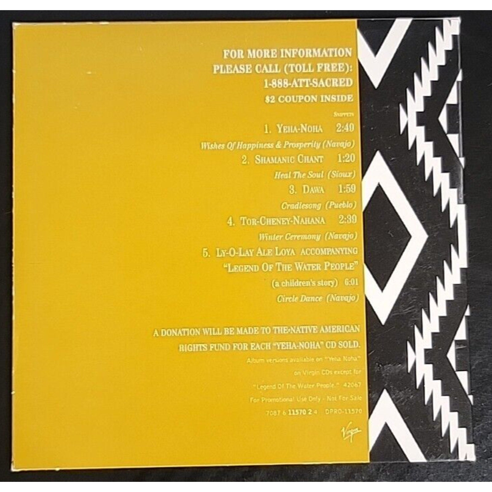 Sacred Spirits CD PROMO