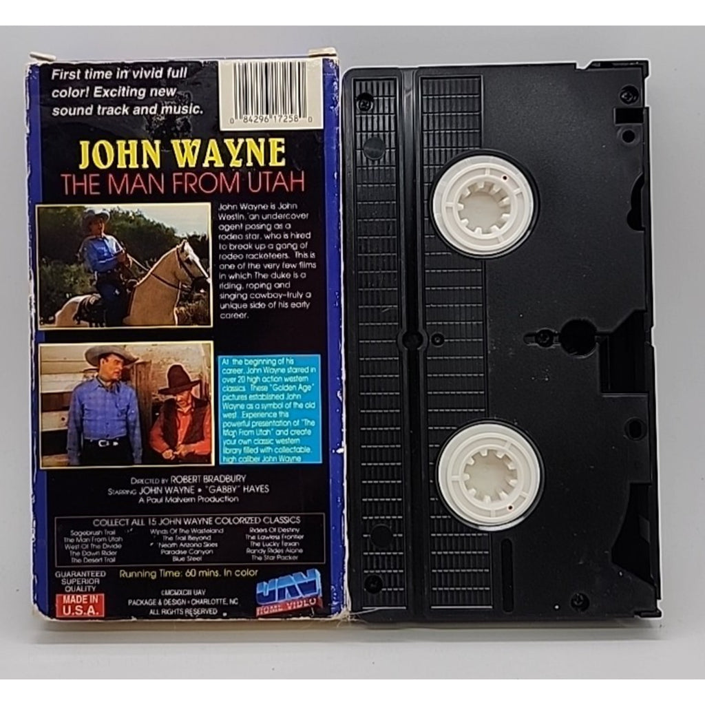The Man From Utah (VHS, 1993)