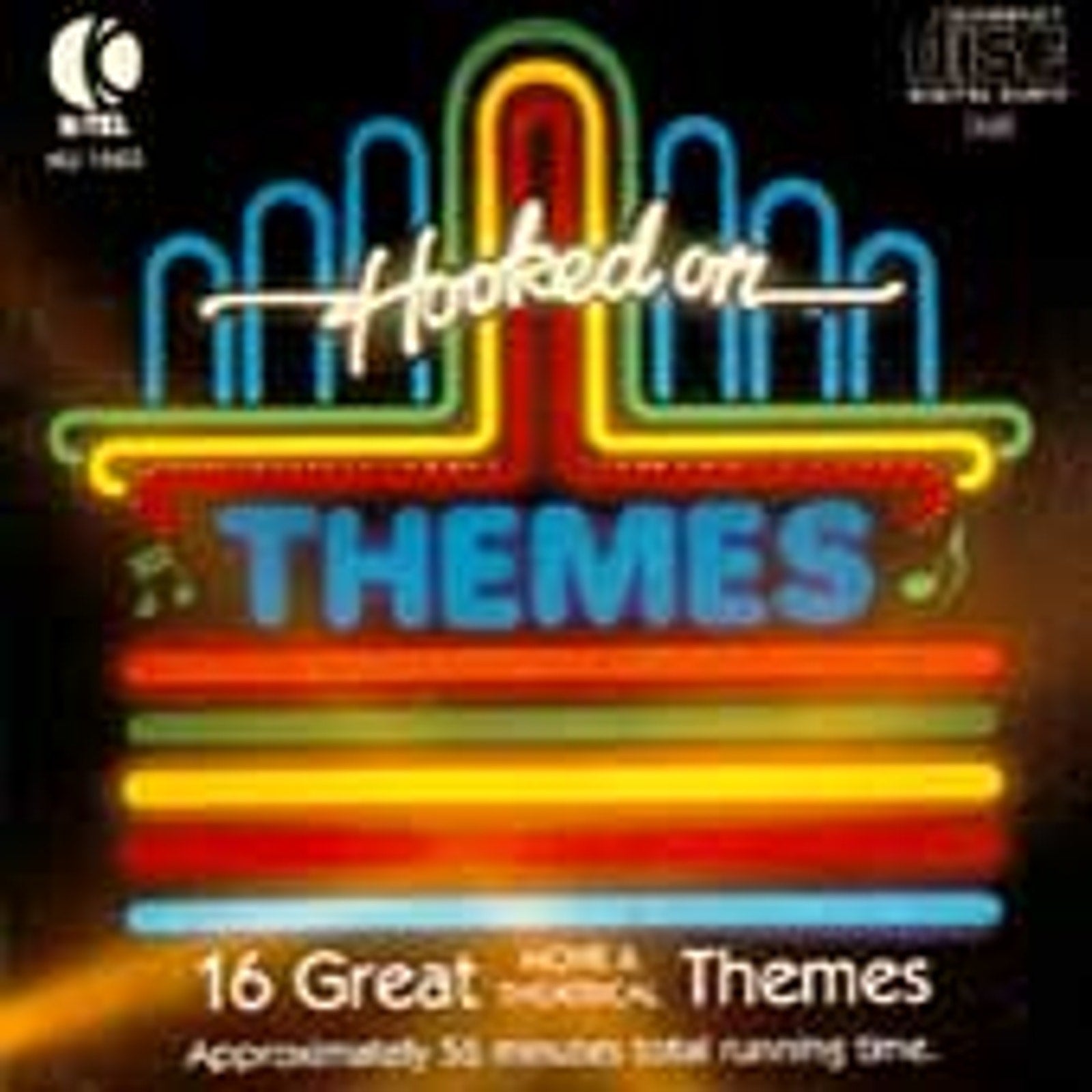 Hooked on Themes by Various Artists (CD, 1988, K-Tel Distribution)
