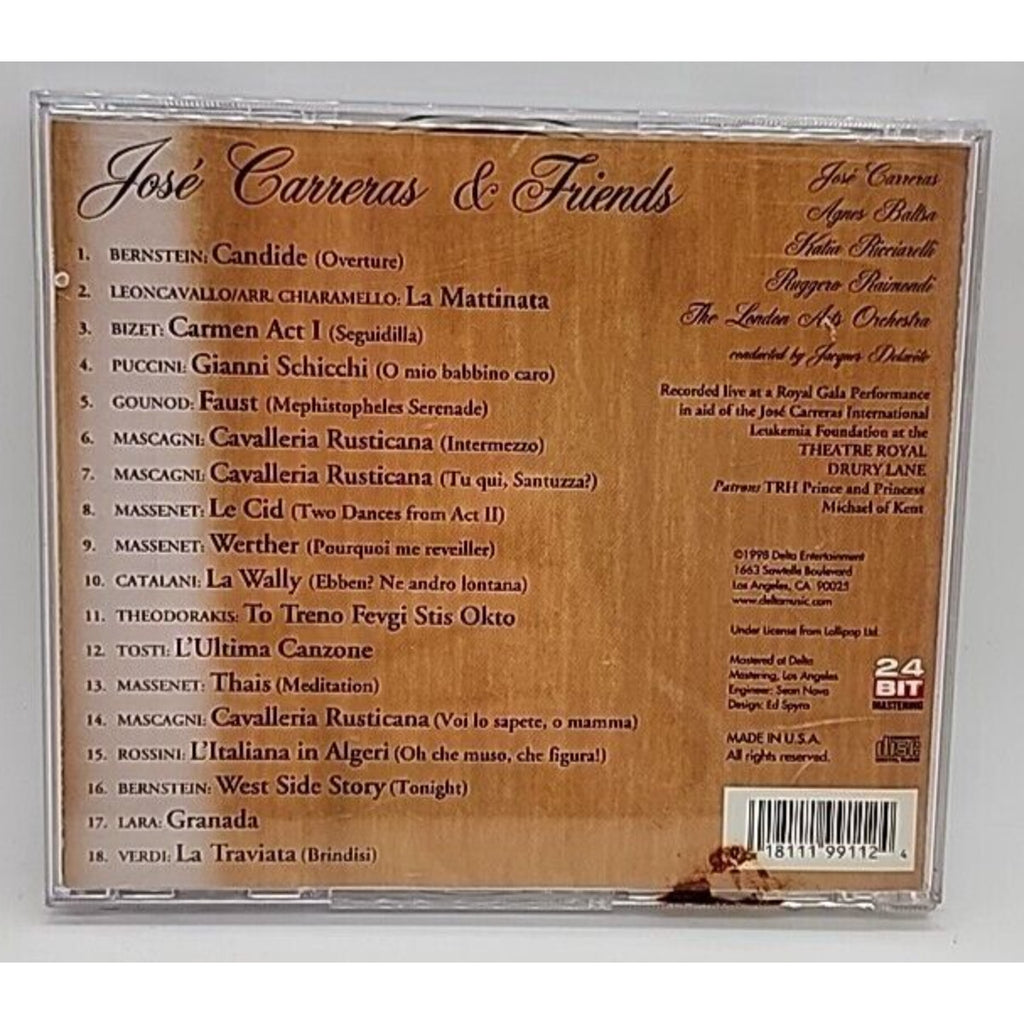 Sing Operatic Arias & Popular by Carreras (CD, 2000)
