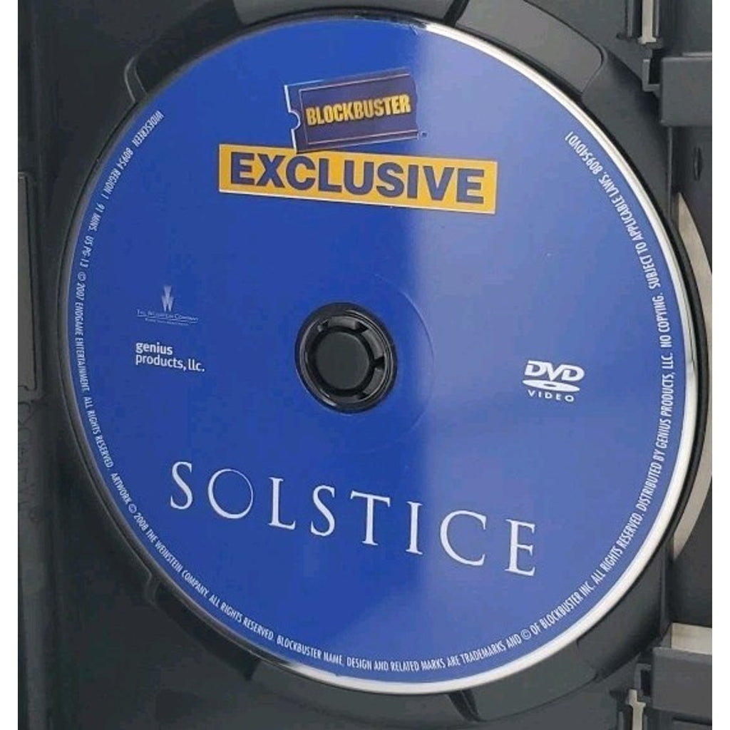 Solstice (DVD, 2007) Blockbuster Exclusive