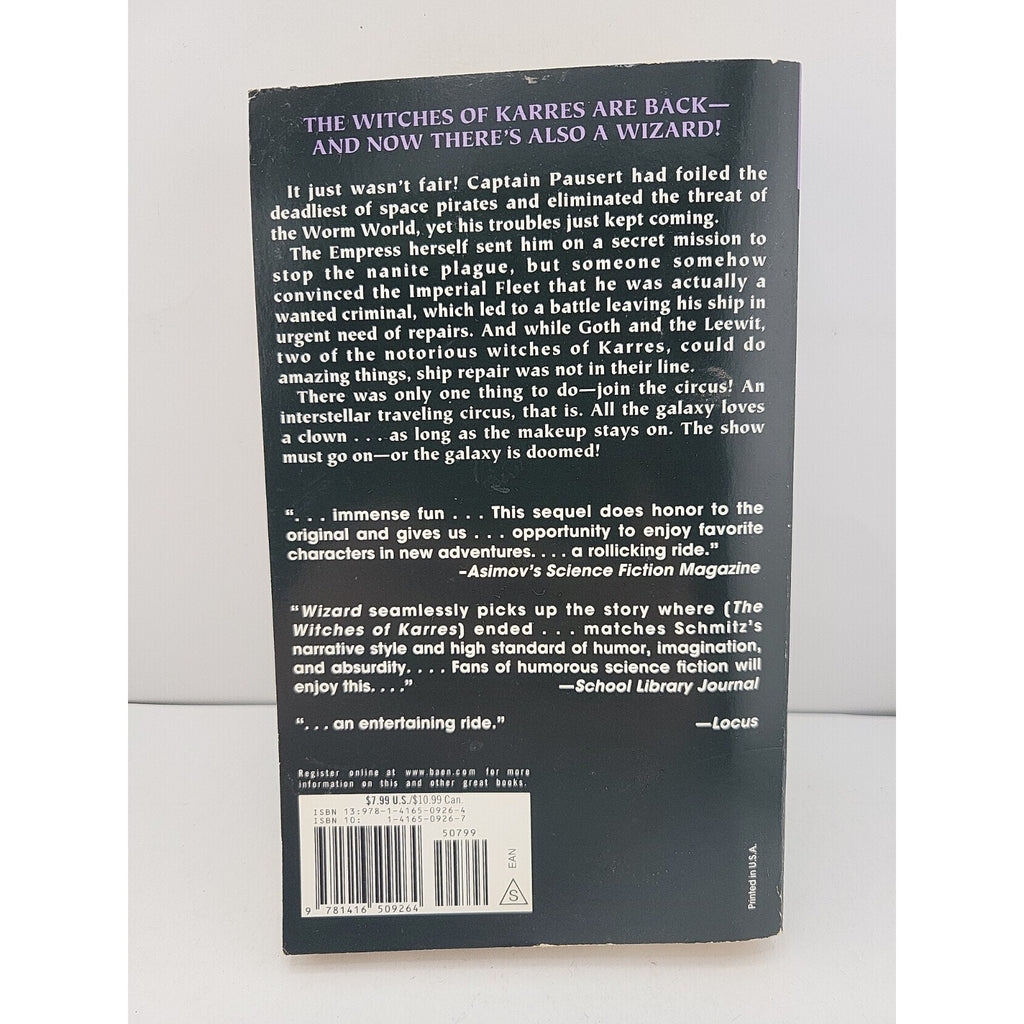 Wizard of Karres by Eric Flint, Mercedes Lackey and Dave Freer (2006, Mass...