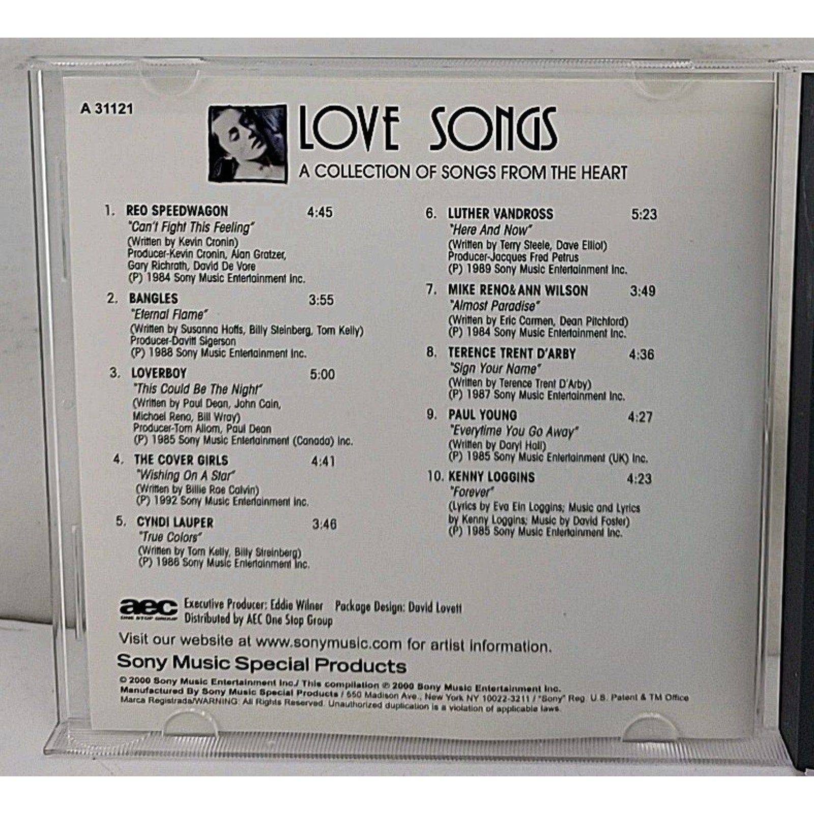 Love Songs: A Collection of Songs from the Heart by Various Artists (CD,...