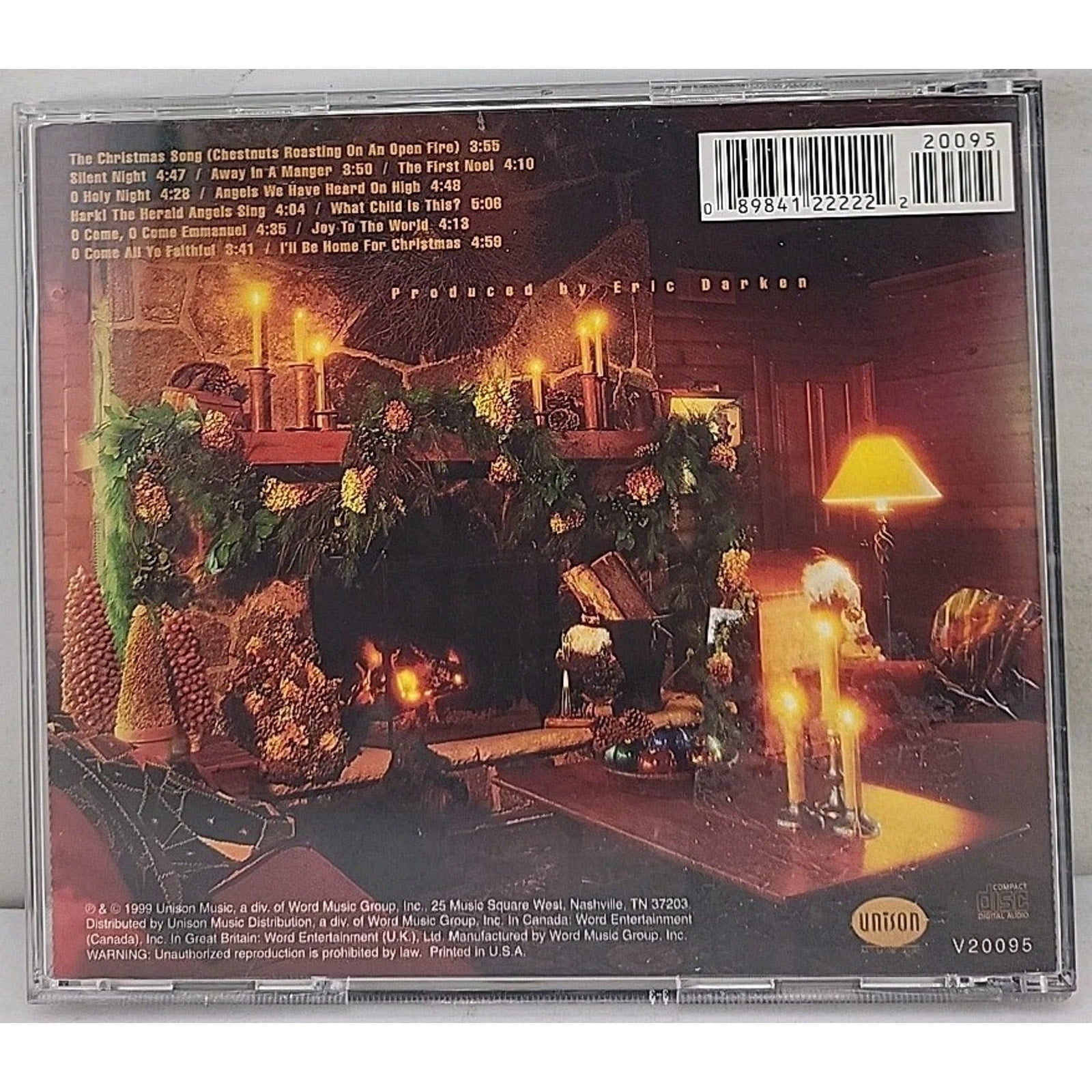 Chestnuts: A Romantic Christmas by Eric Darken (CD, 1999, Unison)