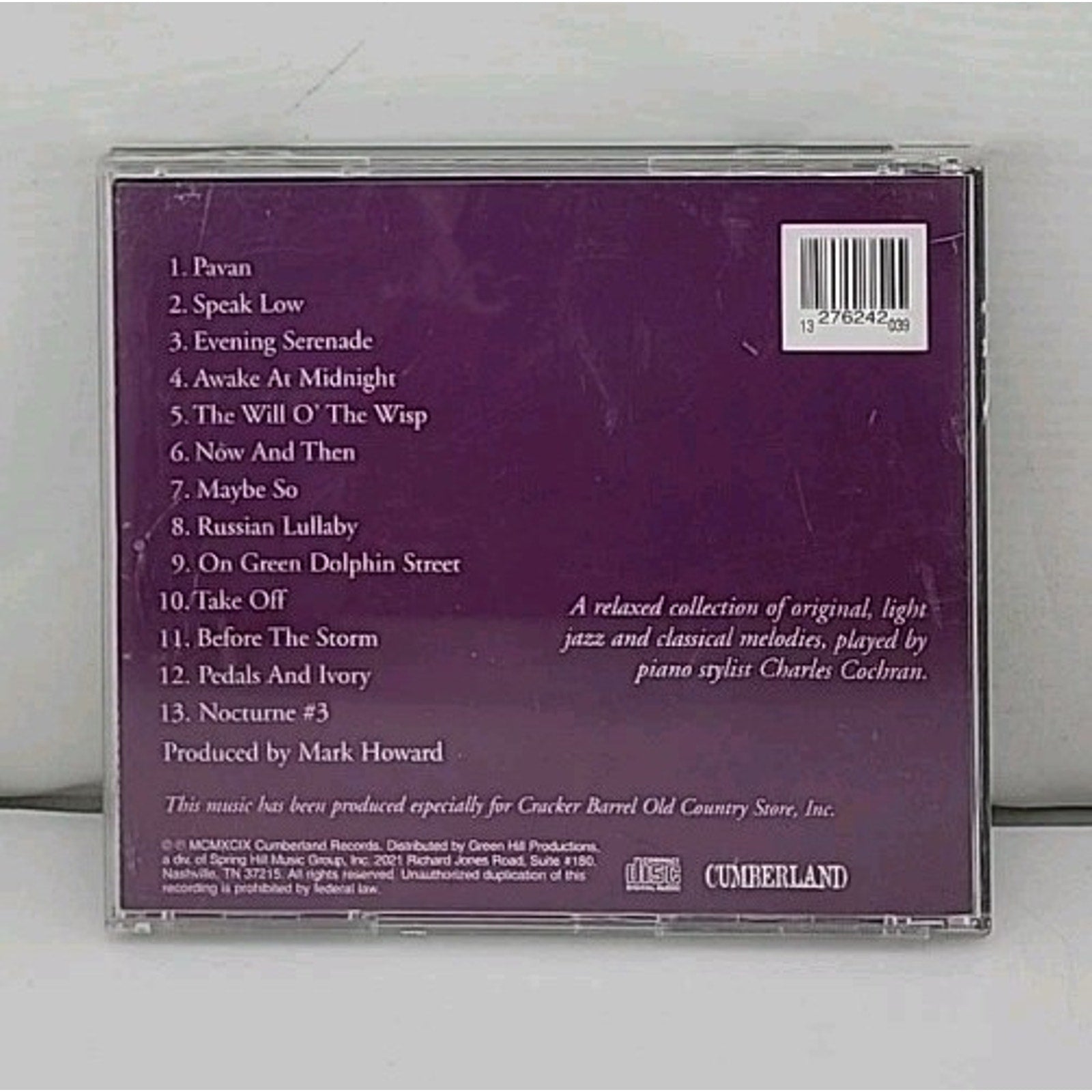 Evening Serenade CD - Charles Cochran