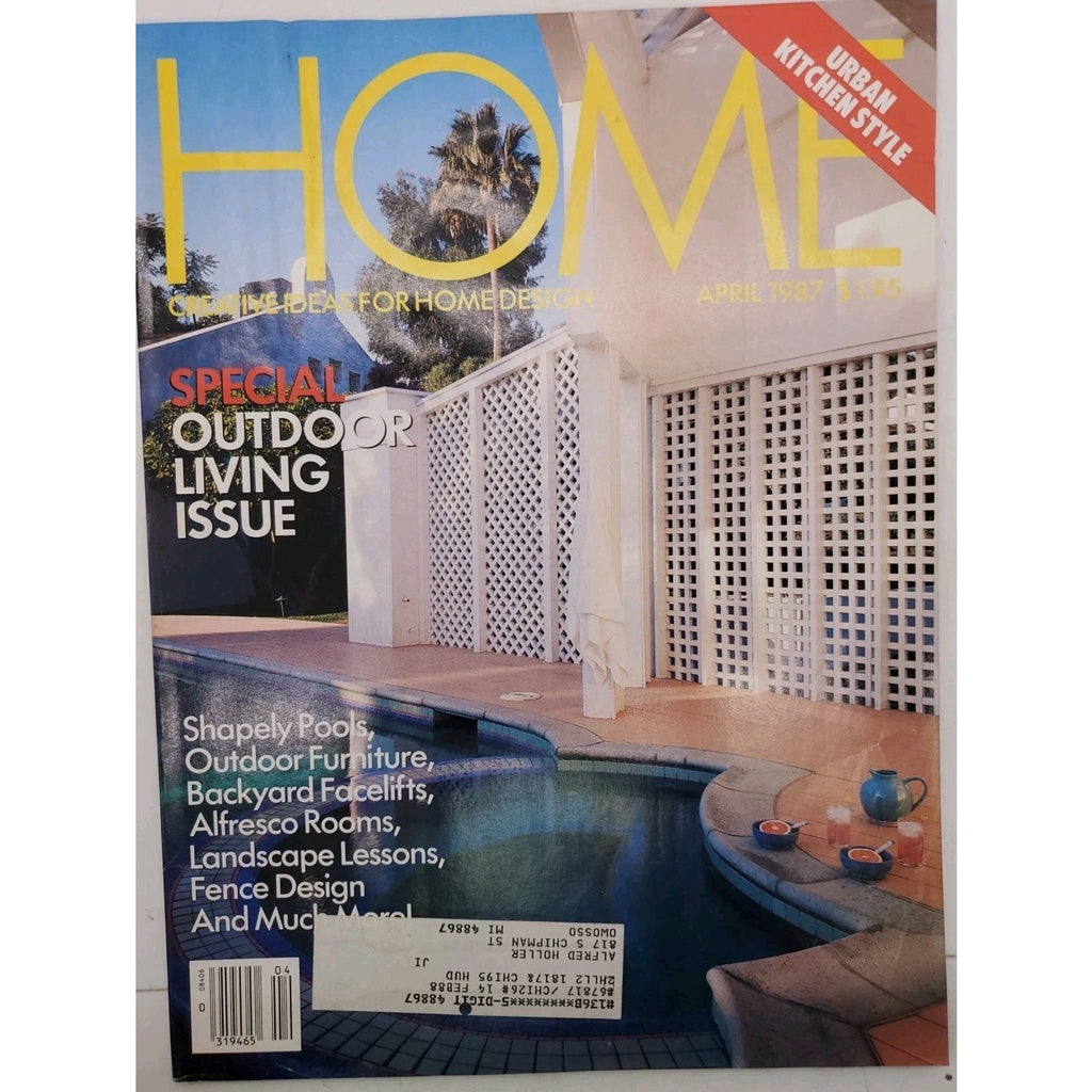 Home Creative Ideas For Home Design April 1987 Magazine