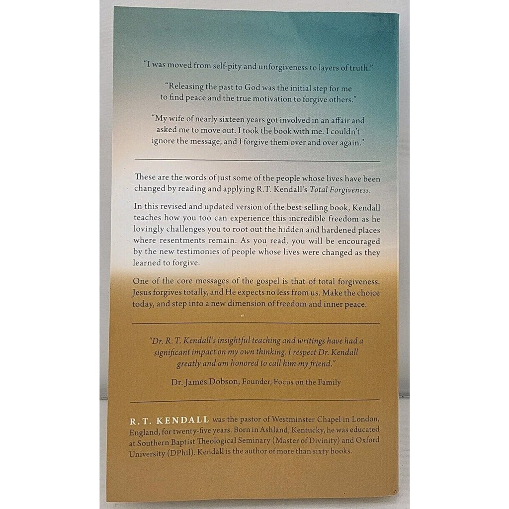 Total Forgiveness - Paperback By R. T. Kendall
