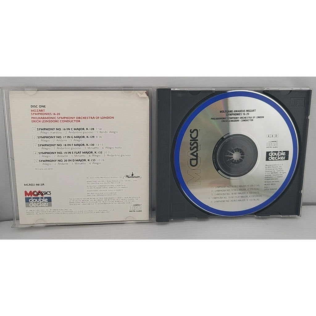 Wolfgang Amadeus Mozart: Symphony Nos. 16-20 (Disc 1), CD