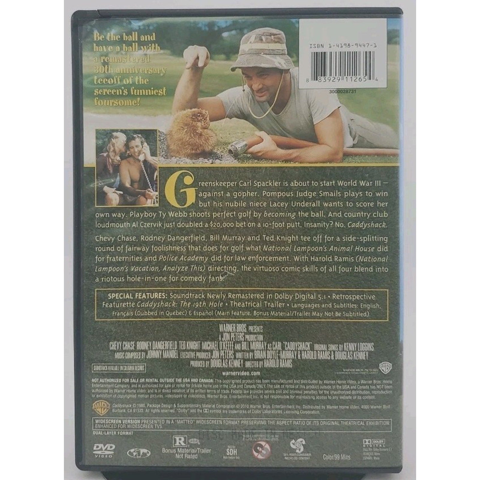 Caddyshack (30th Anniversary) (DVD, 1980)