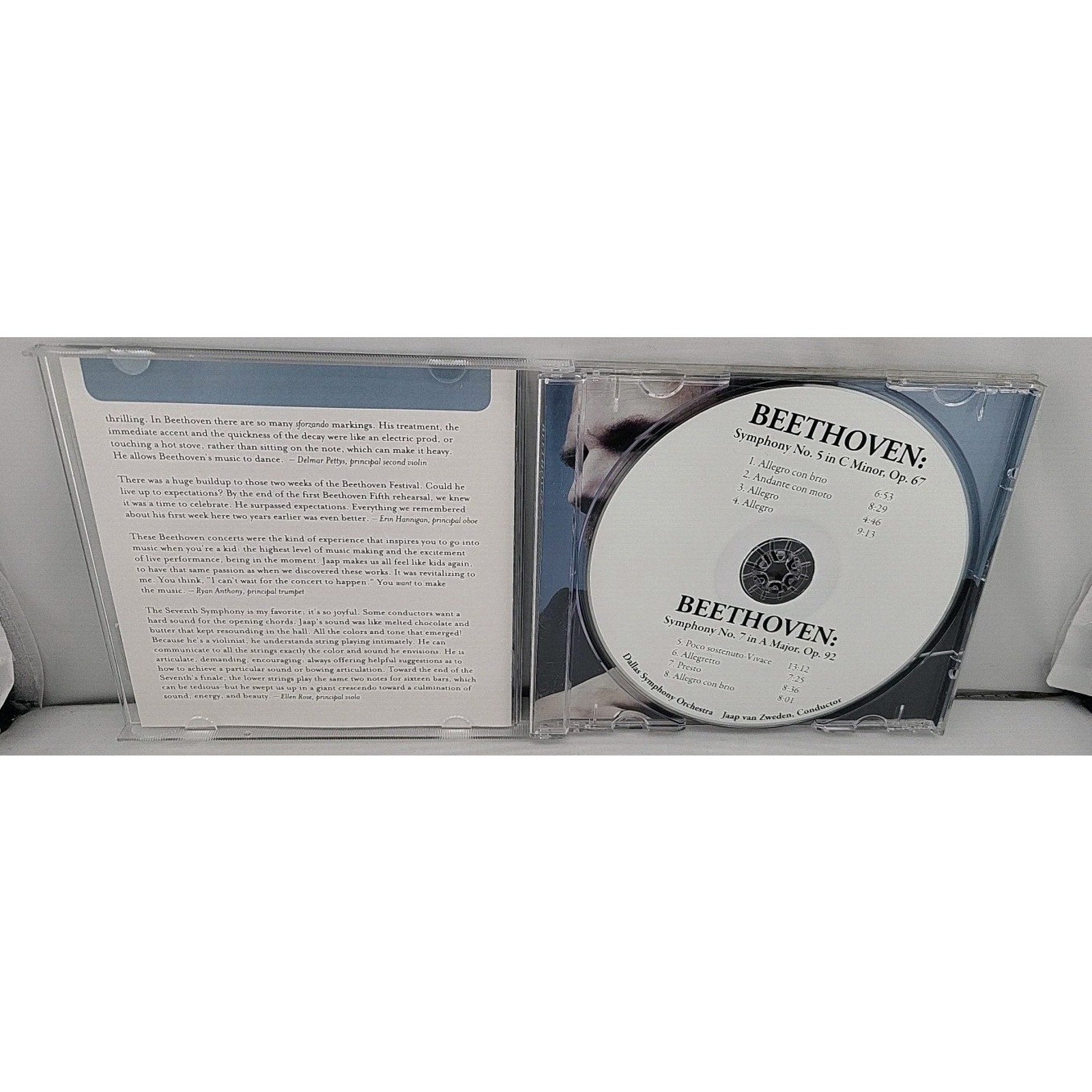 Beethoven Fifth Symphony / Seventh Symphony CD