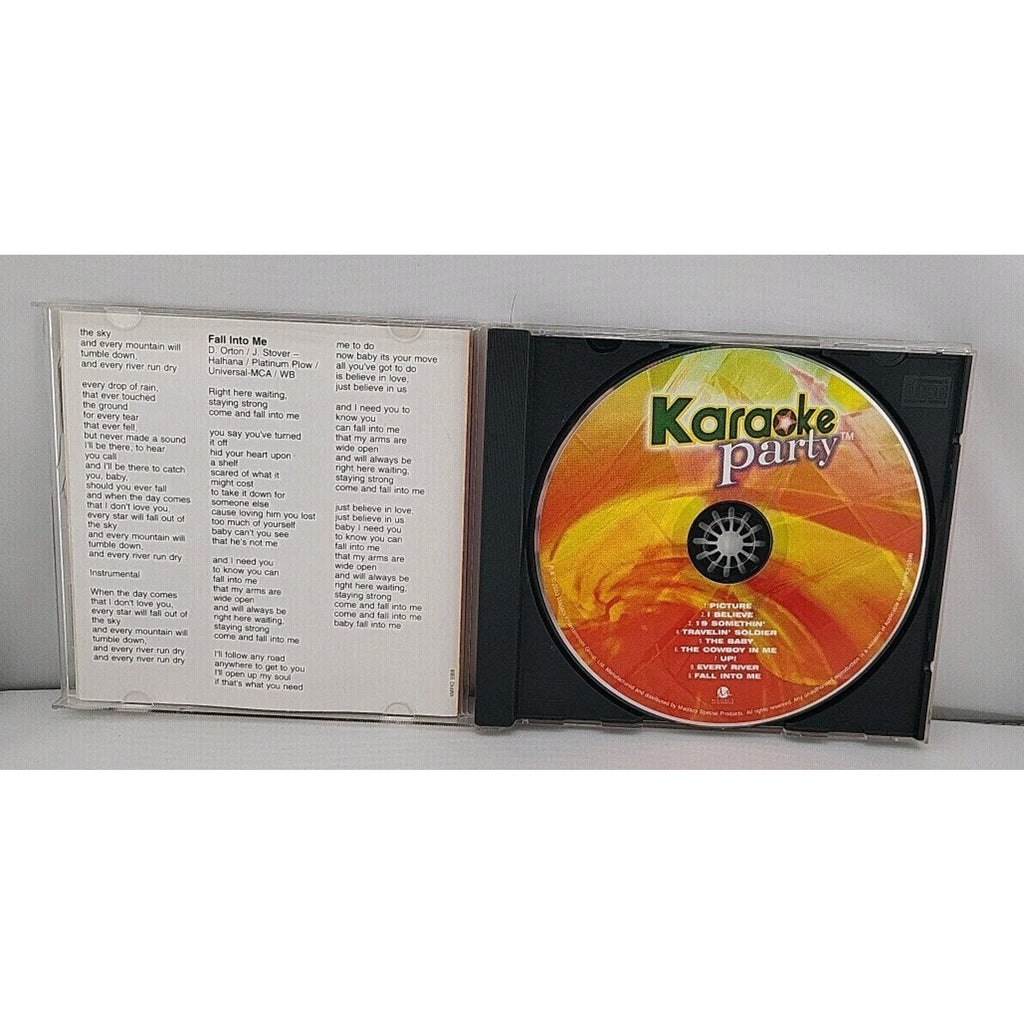 Karaoke Party Country Radio Hits CD+G Lyric Book Included