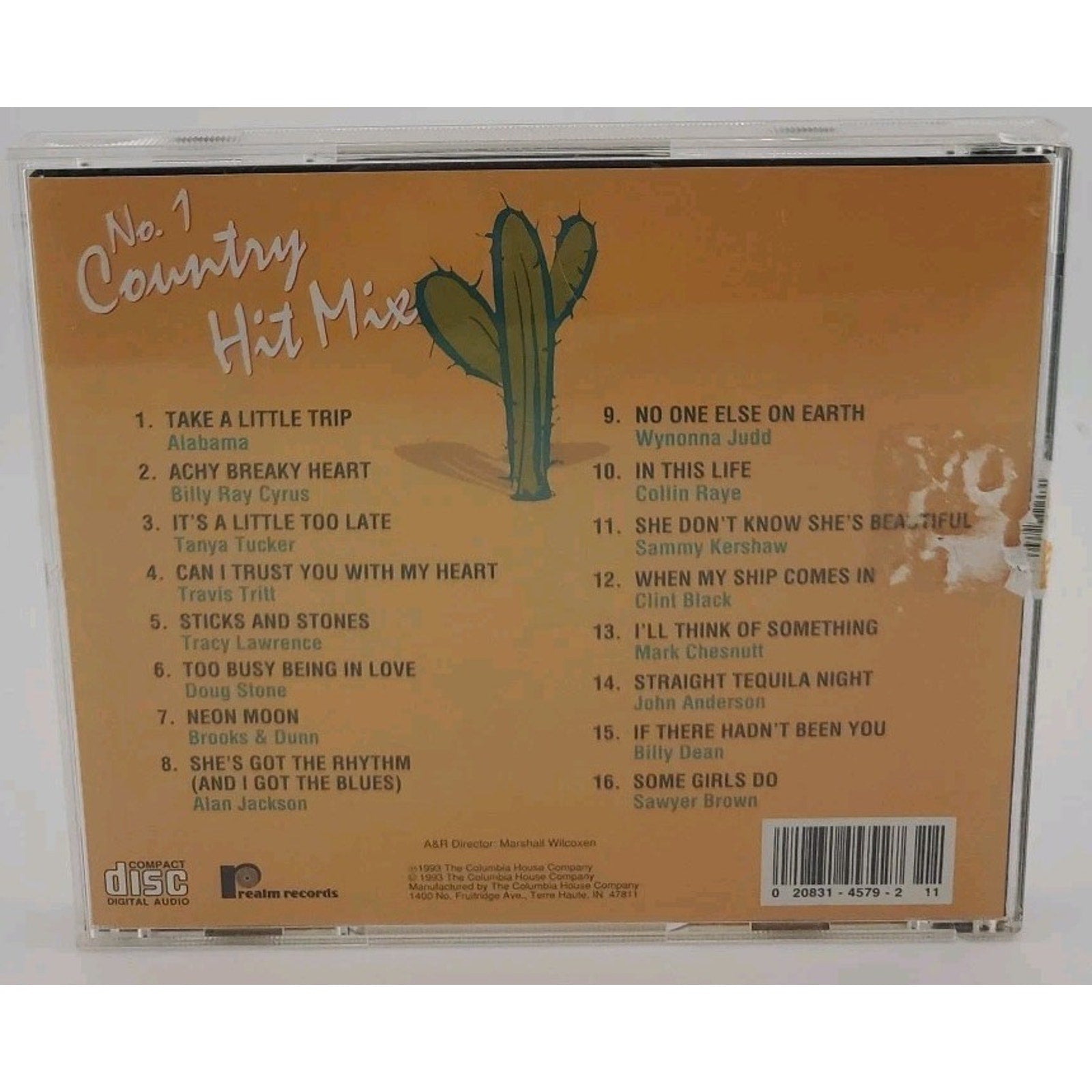 No. 1 Country Hit Mix (CD, 1993)