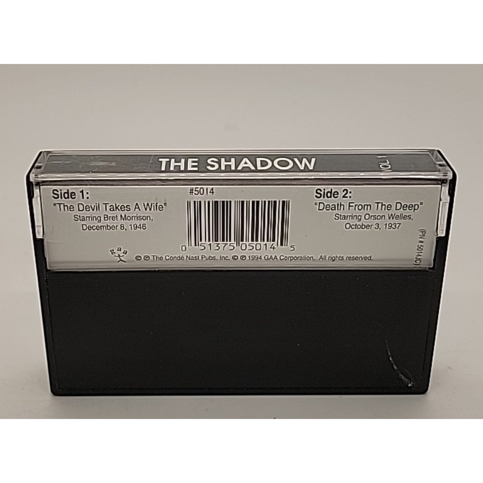 Orson Welles Bret Morrison The Shadow Cassette Volume 1 NLC 5014