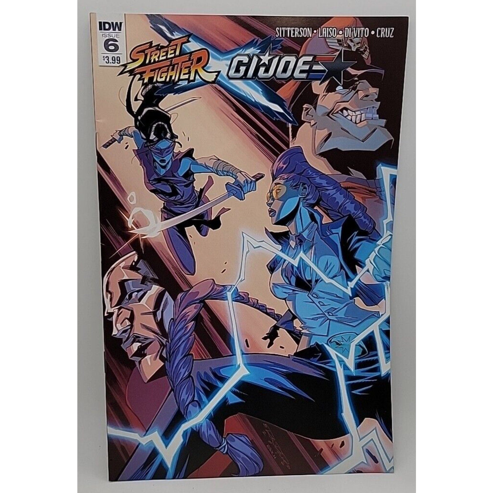 G I Joe #6 Street Fighter Sitterson Laiso DiVito IDW Comics