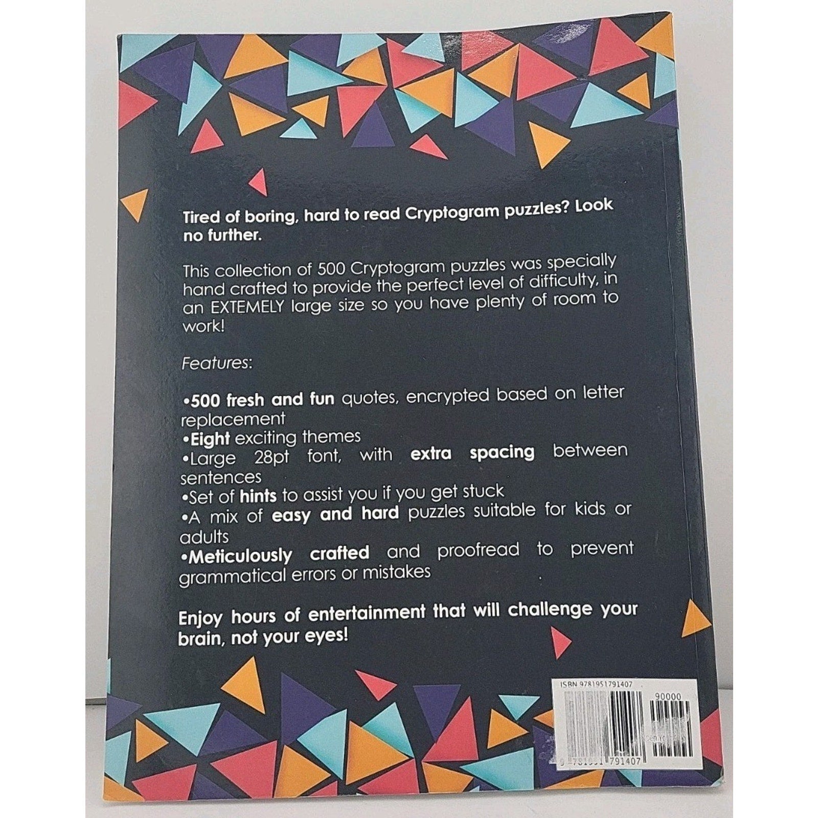 Ultimate Cryptograms : 500 Large Print Puzzles to Sharpen Your Mind by Game Nest