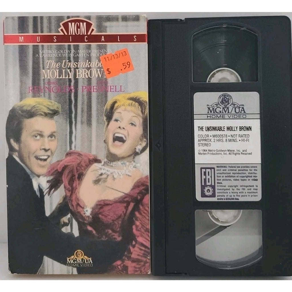 The Unsinkable Molly Brown VHS 1964/1988