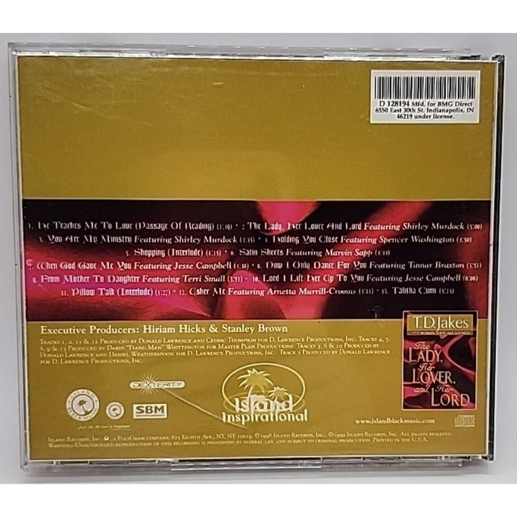 Sacred Love Songs Music Audio CD Bishop T.D. Jakes 1999 - Island