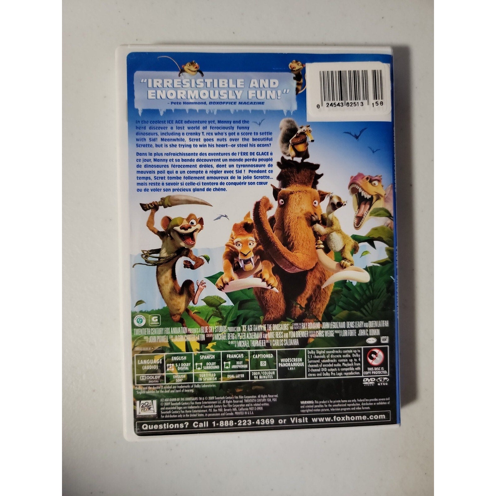 Ice Age: Dawn of the Dinosaurs (DVD, 2010)
