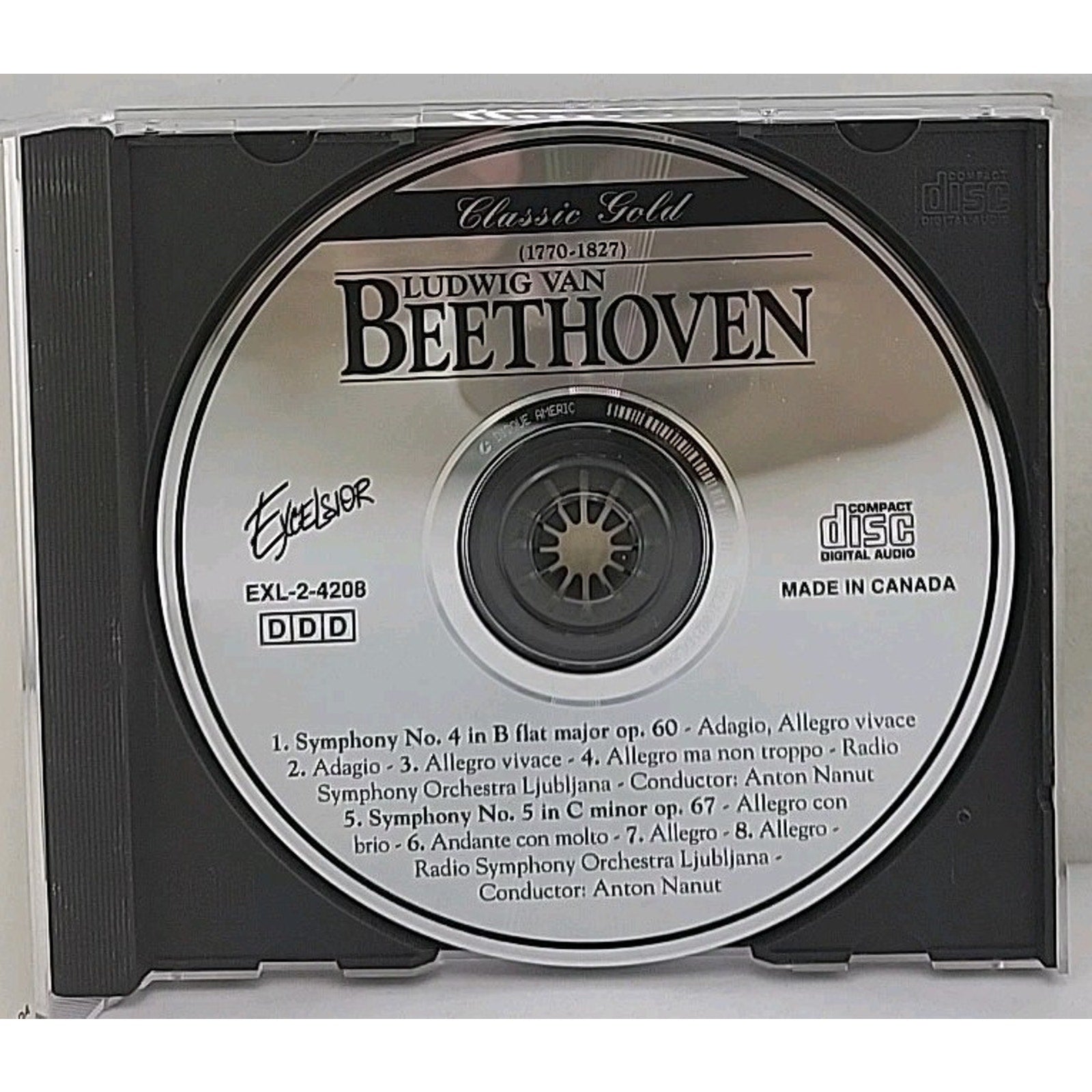 Beethoven: Symphonies No. 4 & 5 (CD)