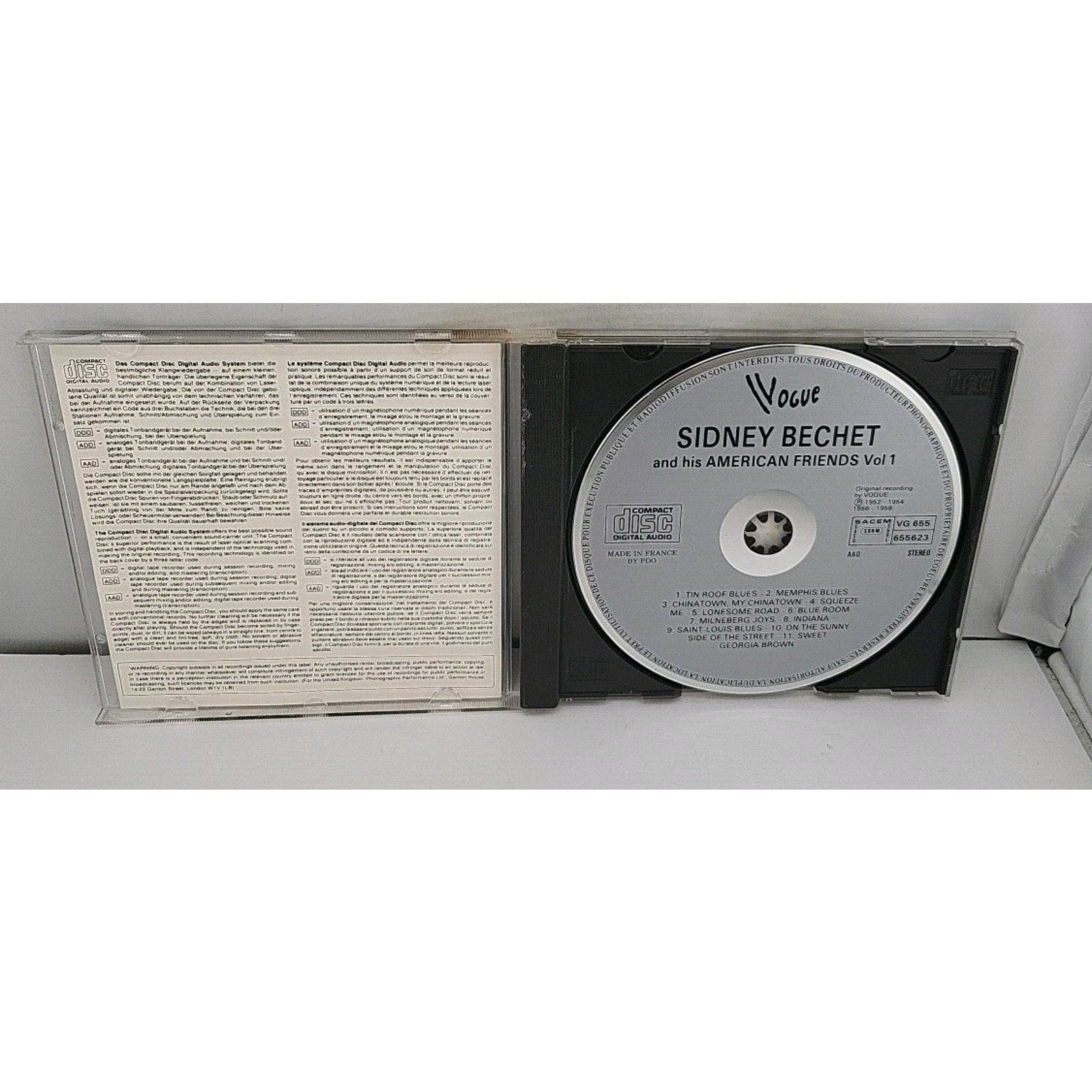 Sidney Bechet And His American Friends Vol 1. CD