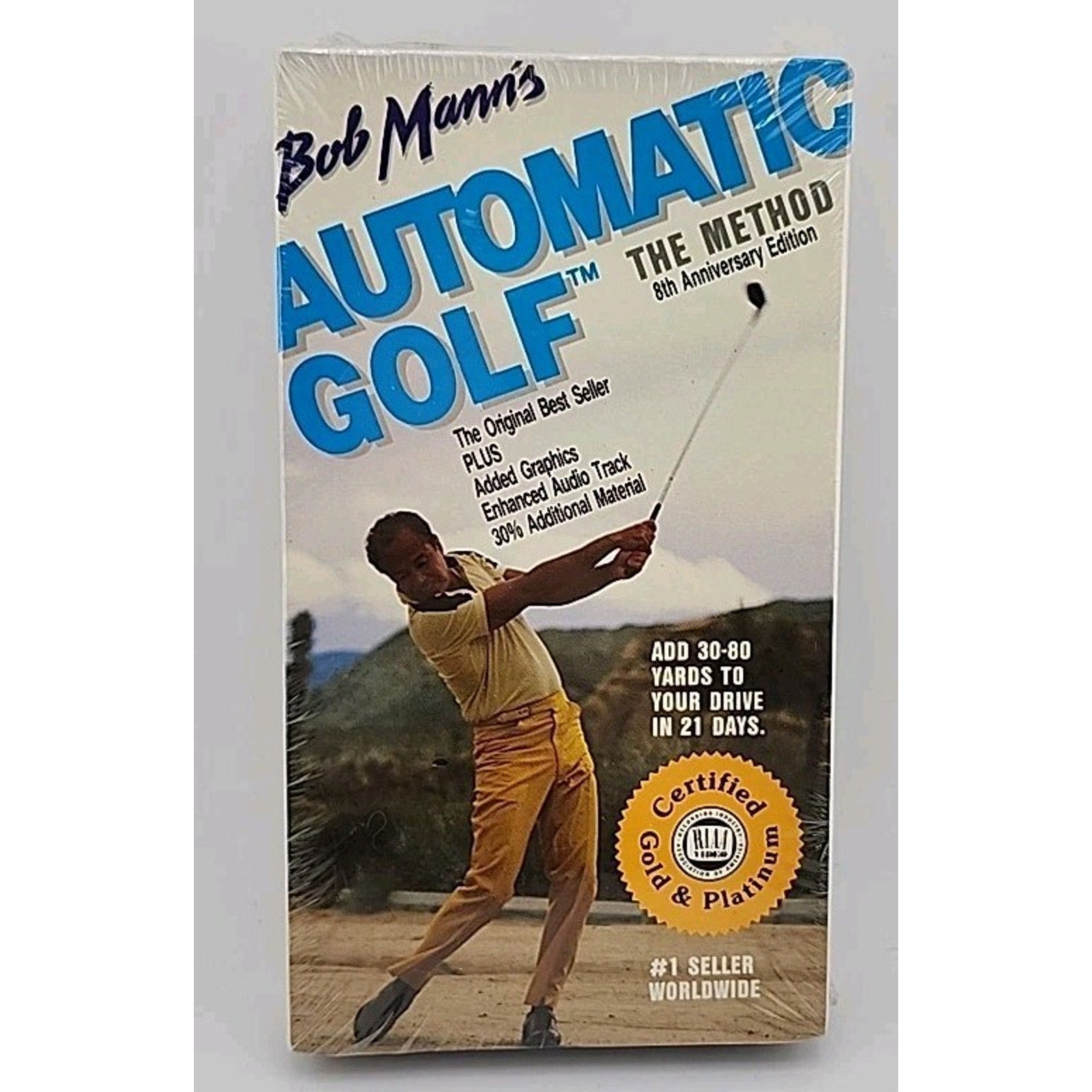 Bob Mann's Automatic Golf (VHS 1992) *Brand New*