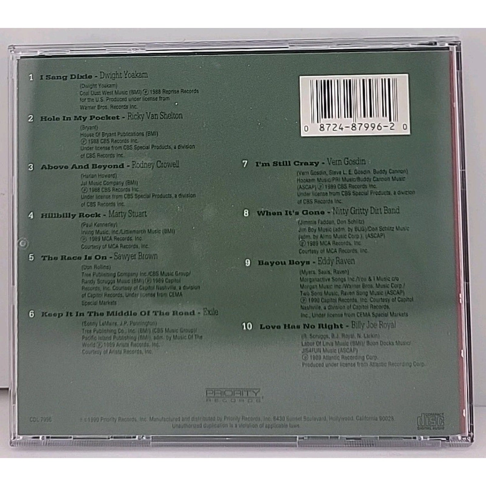 Country's Greatest Hits, Vol. 1: Blazin' Country by Various Artists (CD,...