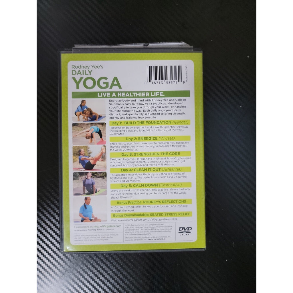 Rodney Yee's Daily Yoga (DVD, 2011)