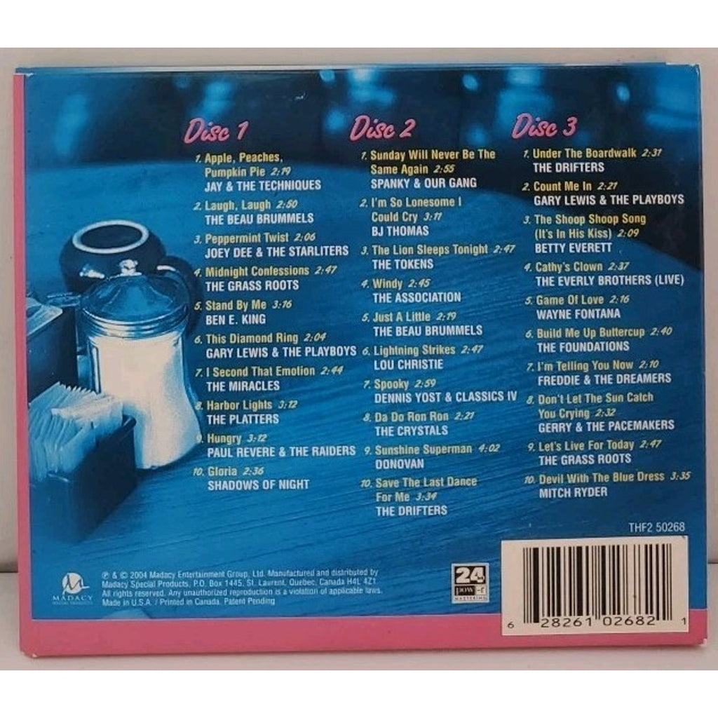1960's Happy Days [2004] by Various Artists (CD, Apr-2004, 3 Discs, Madacy...