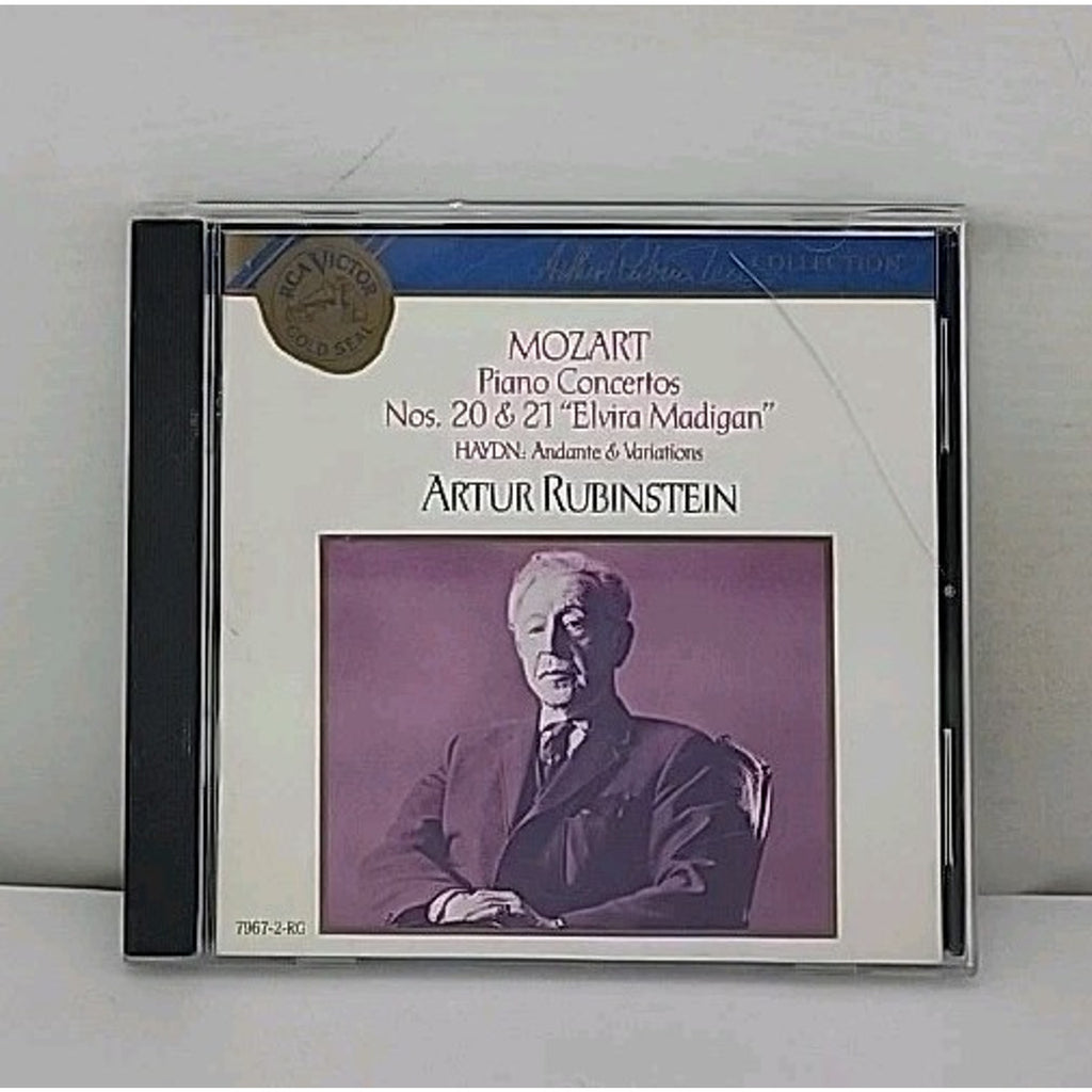 Artur Rubinstein Mozart Piano Concertos Nos. 20 & 21 "Elvira Madigan" CD