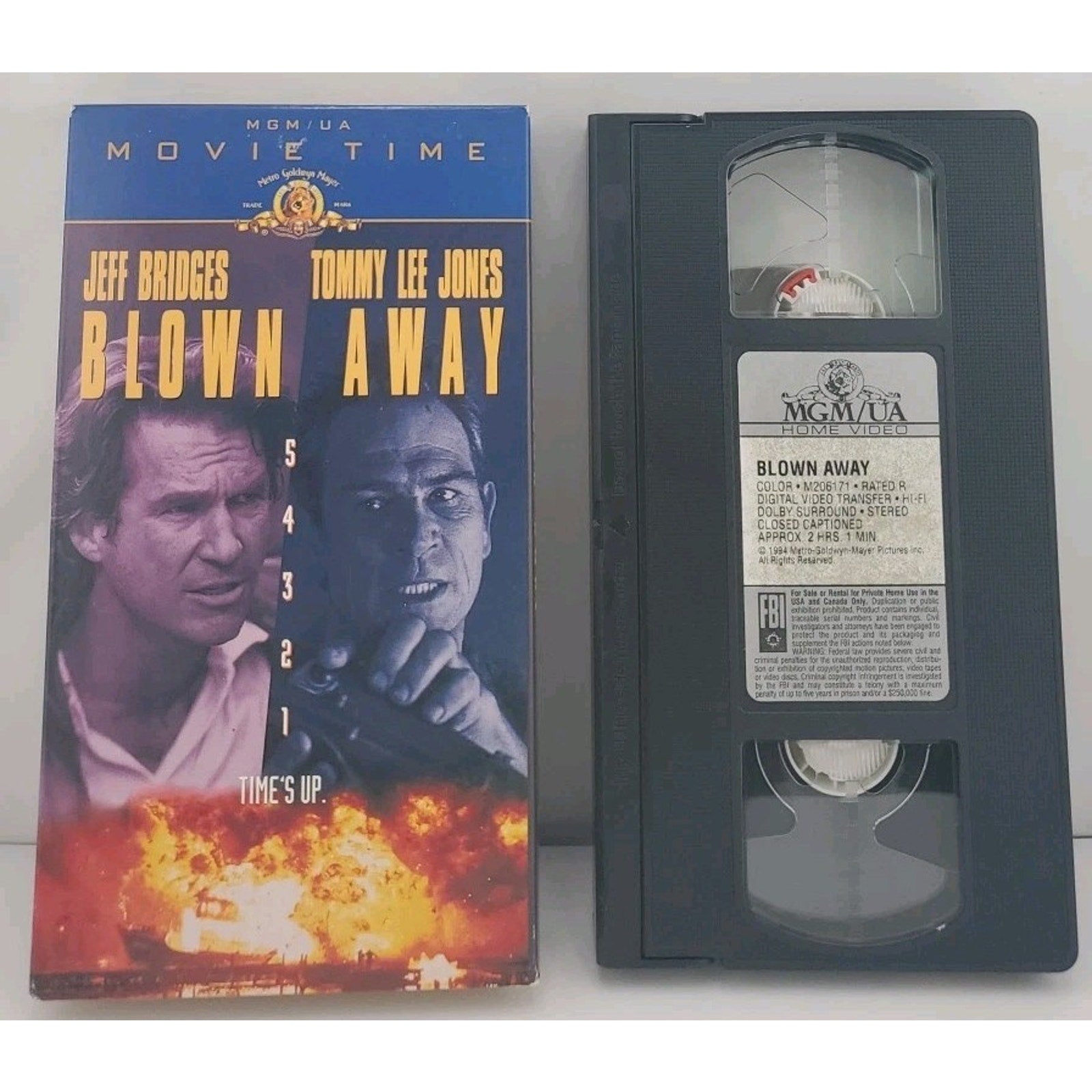 Blown Away (VHS, 1998, Movie Time)