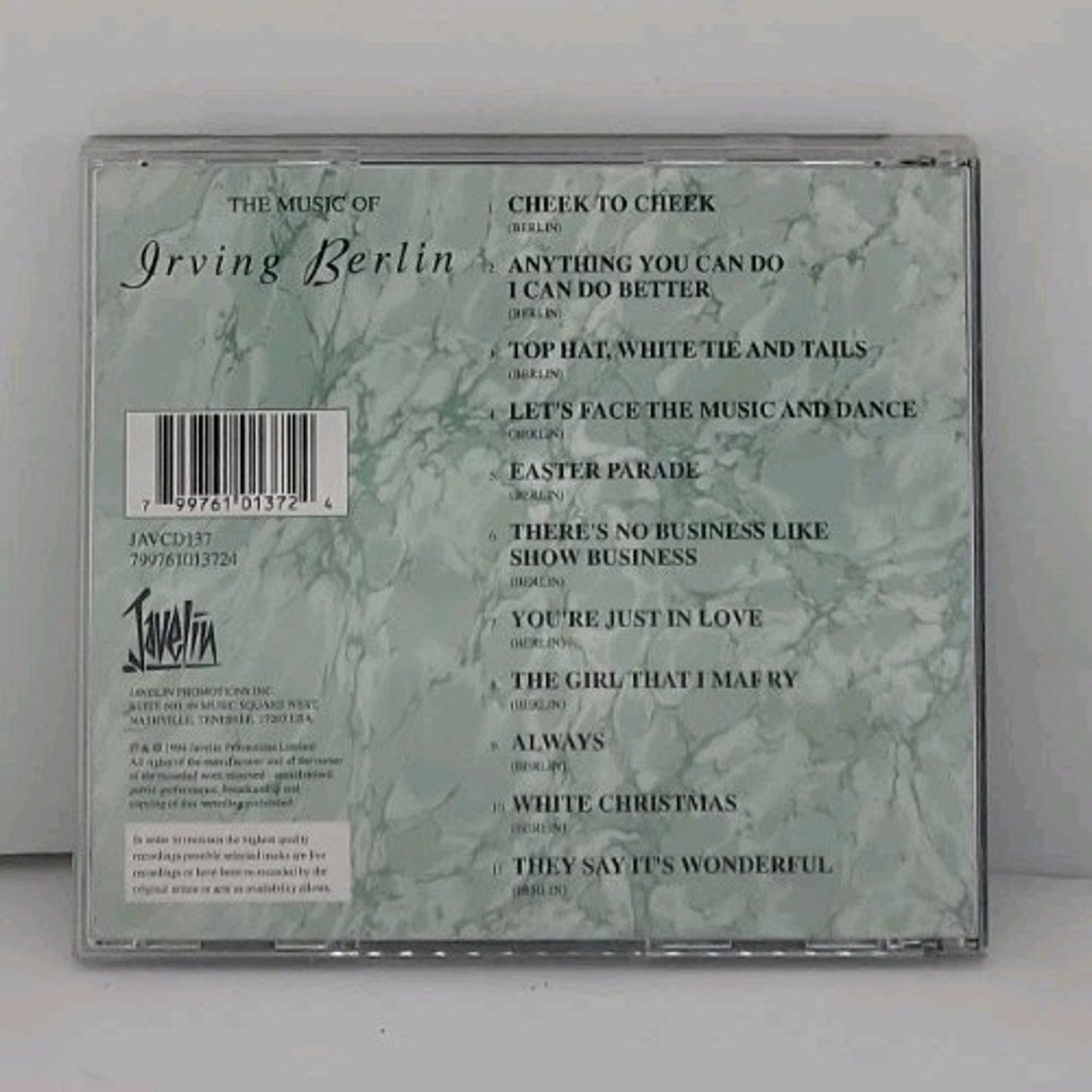 Irving Berlin - The Music Of Irving Berlin - CD
