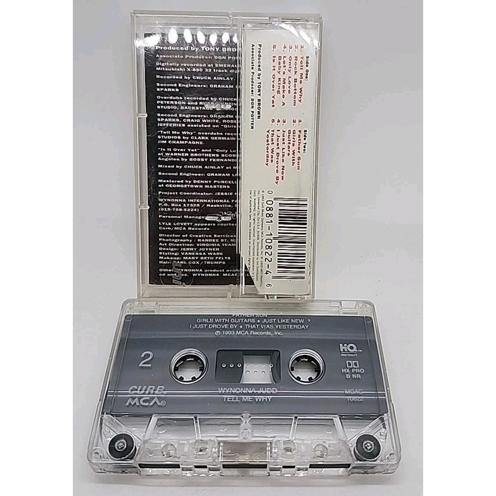 Tell Me Why by Wynonna Judd (Cassette, May-1993, Curb/MCA)