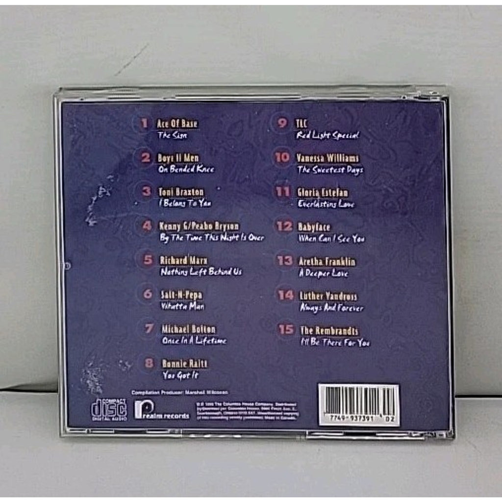 Hits From the Heart Ii 15 Top Ten Hits Music CD Compilation