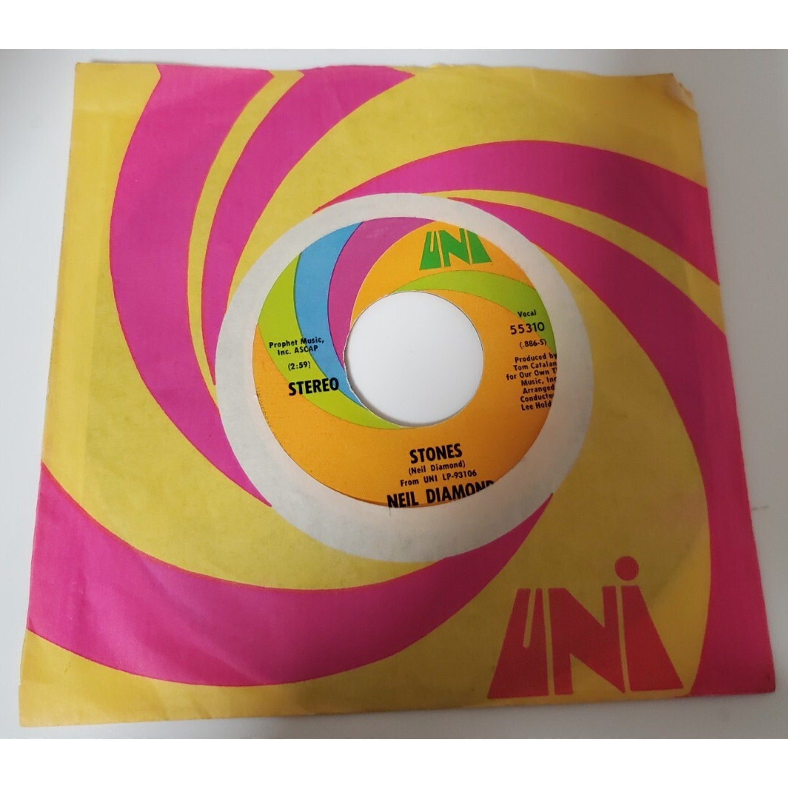 Neil Diamond - Stones - 45RPM Record - Singles
